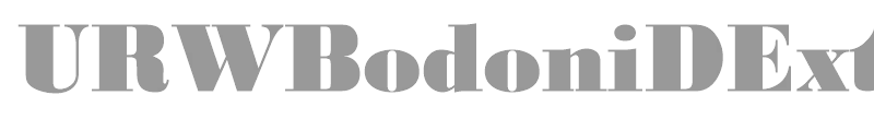 URWBodoniDExtBolNar