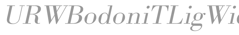 URWBodoniTLigWid
