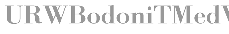 URWBodoniTMedWid