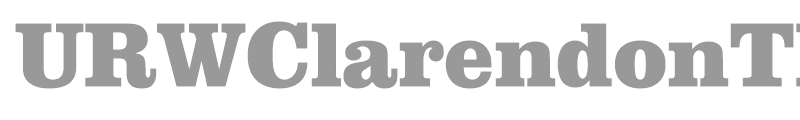 URWClarendonTExtBolNar