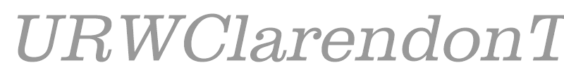 URWClarendonTLig