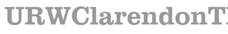 URWClarendonTMed