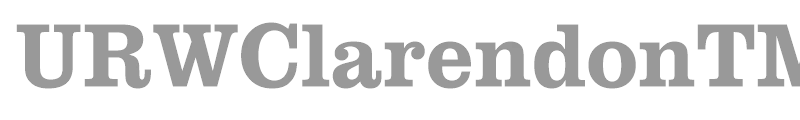URWClarendonTMedNar
