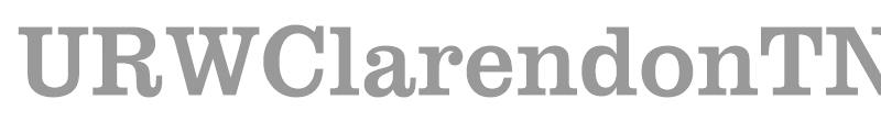 URWClarendonTNar