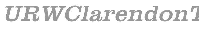 URWClarendonTWid
