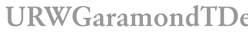 URWGaramondTDem