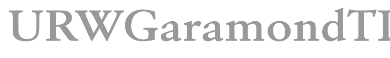 URWGaramondTDemExtWid