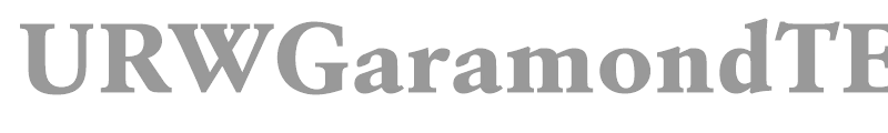 URWGaramondTExtBolWid