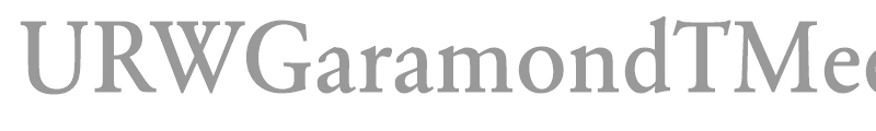 URWGaramondTMedNar