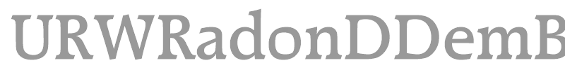 URWRadonDDemBol
