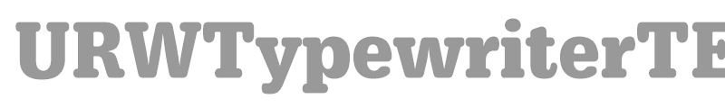 URWTypewriterTExtNar
