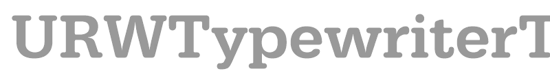 URWTypewriterTMed