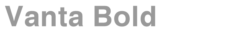 Vanta Bold