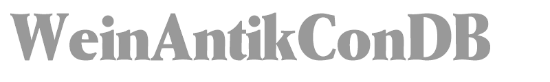 WeinAntikConDB