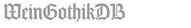 WeinGothikDB