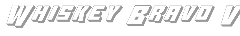 Whiskey Bravo Victor 3D