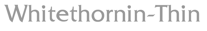 Whitethornin-Thin