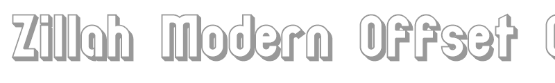 Zillah Modern Offset Outline