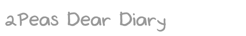 2Peas Dear Diary