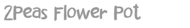 2Peas Flower Pot