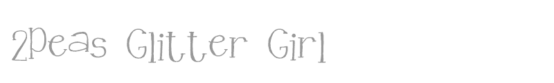 2Peas Glitter Girl