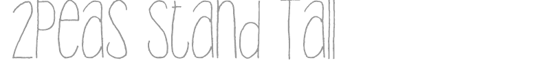 2Peas Stand Tall