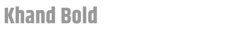 Khand Semibold
