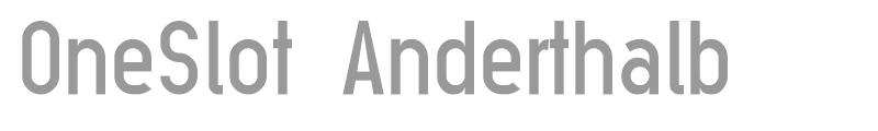 OneSlot Anderthalb