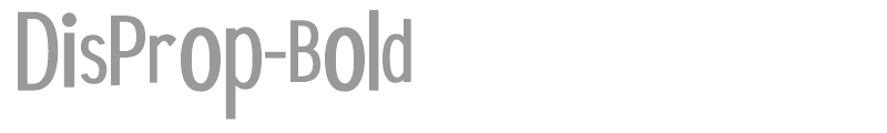 DisProp-Bold