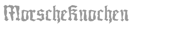 MorscheKnochen