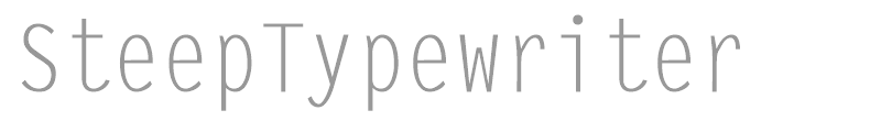 SteepTypewriter