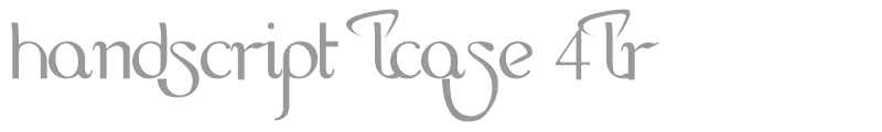 HandScript LCase 4LR