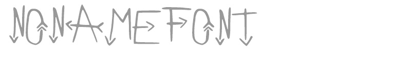 No Name Font