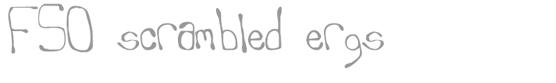 FSO scrambled ergs