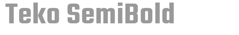 Teko Semibold