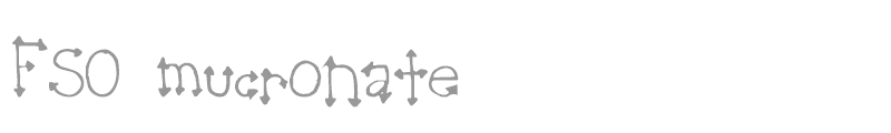 FSO mucronate