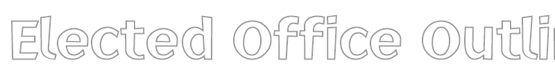 Elected Office Outline