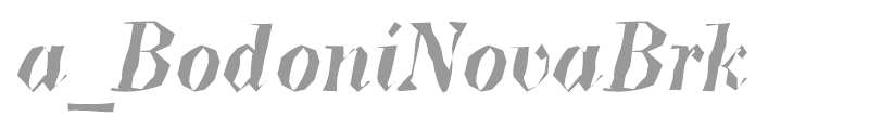 a_BodoniNovaBrk