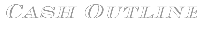 Cash Outline