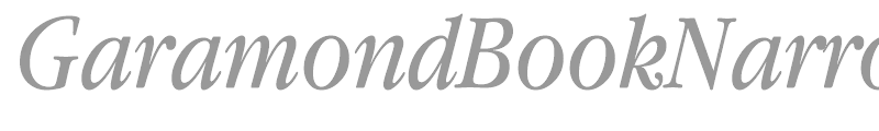 GaramondBookNarrowCTT