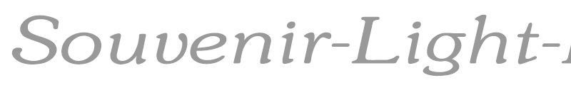 Souvenir-Light-Italic Wd