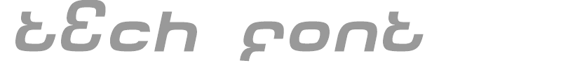 Tech Font
