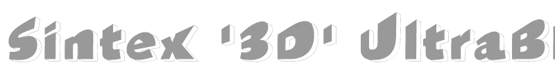 Sintex '3D' UltraBlack