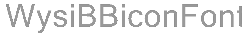 WysiBBiconFont