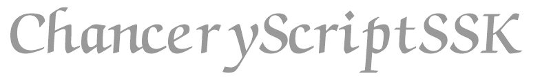 ChanceryScriptSSK