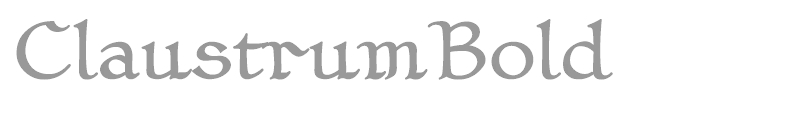 ClaustrumBold