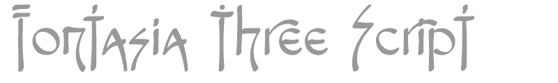 Fontasia Three Script
