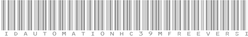 IDAutomationHC39M Free Version