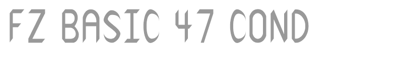 FZ BASIC 47 COND