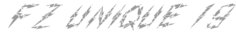 FZ UNIQUE 19 CRACKED ITALIC